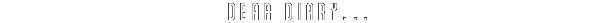 diary